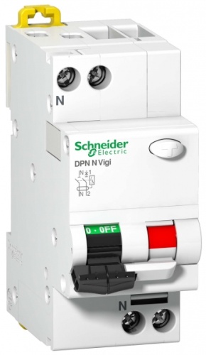 Выключатель автоматический дифференциальный DPN N VIGI 1п+N 20А C 30мА тип Asi | код. A9N19635 | Schneider Electric 